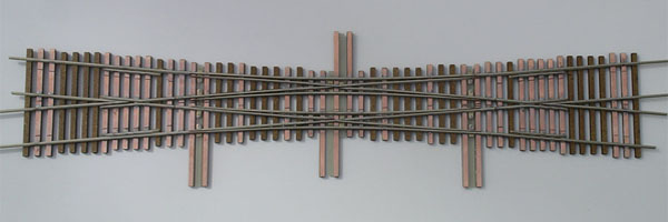 Double Slip Swtich O SCALE 2-RAIL SWITCHES, O SCALE 2-RAIL TURNOUTS